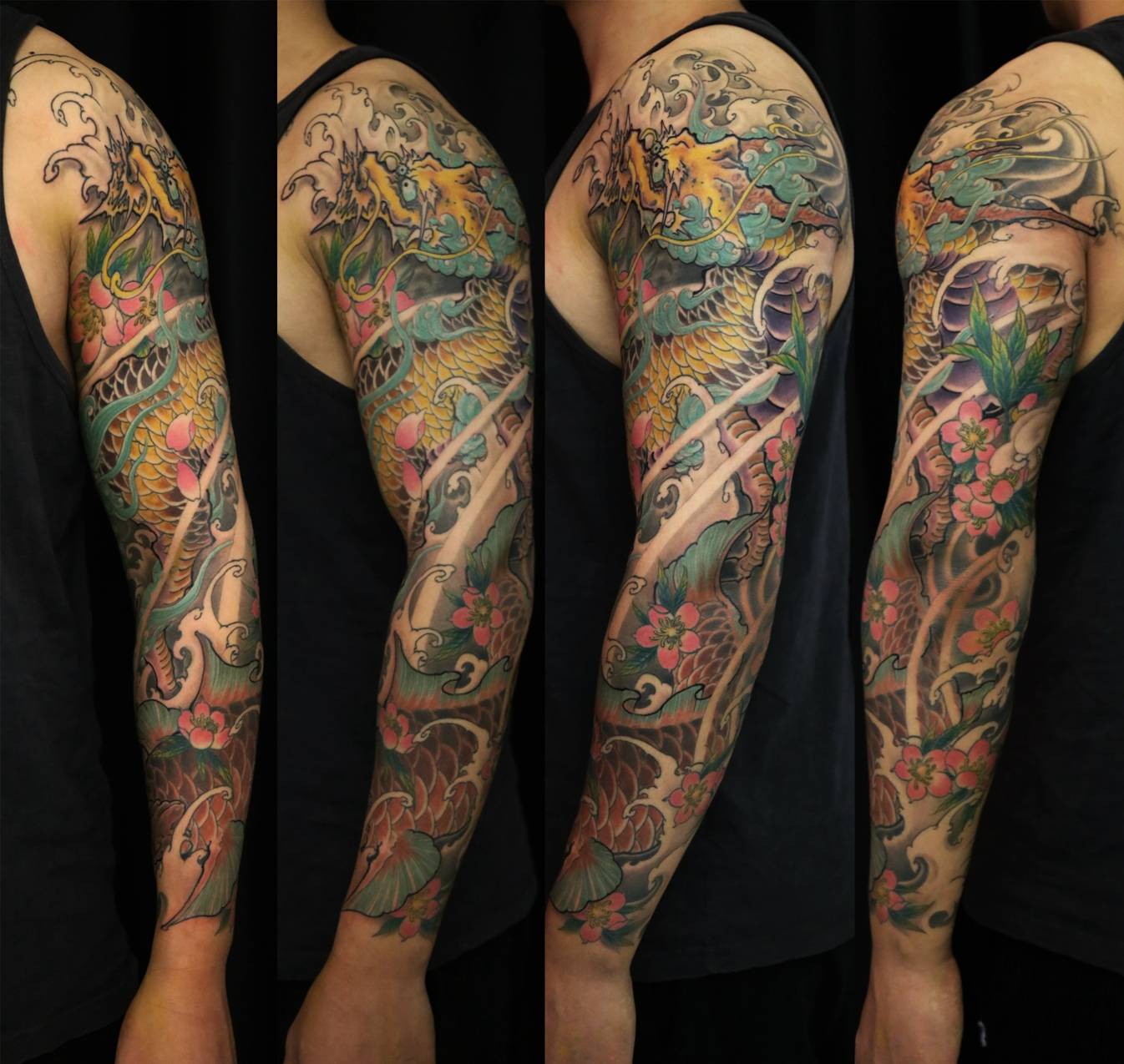 “hth官方网站”
上海纹身由龙刺青作品花臂麒麟纹身(图3)